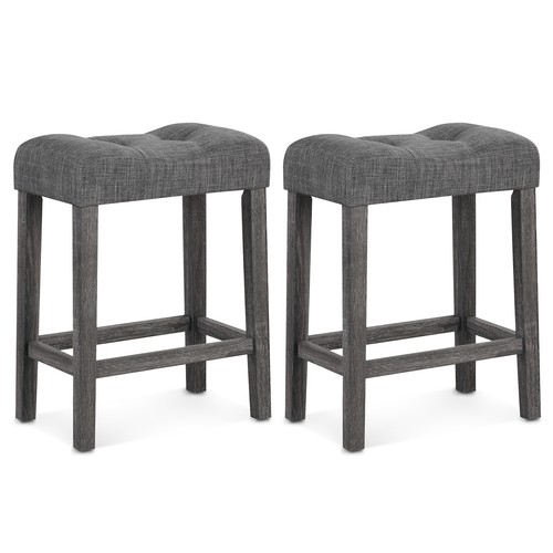 Saddle bar stools - 24"saddle, 2